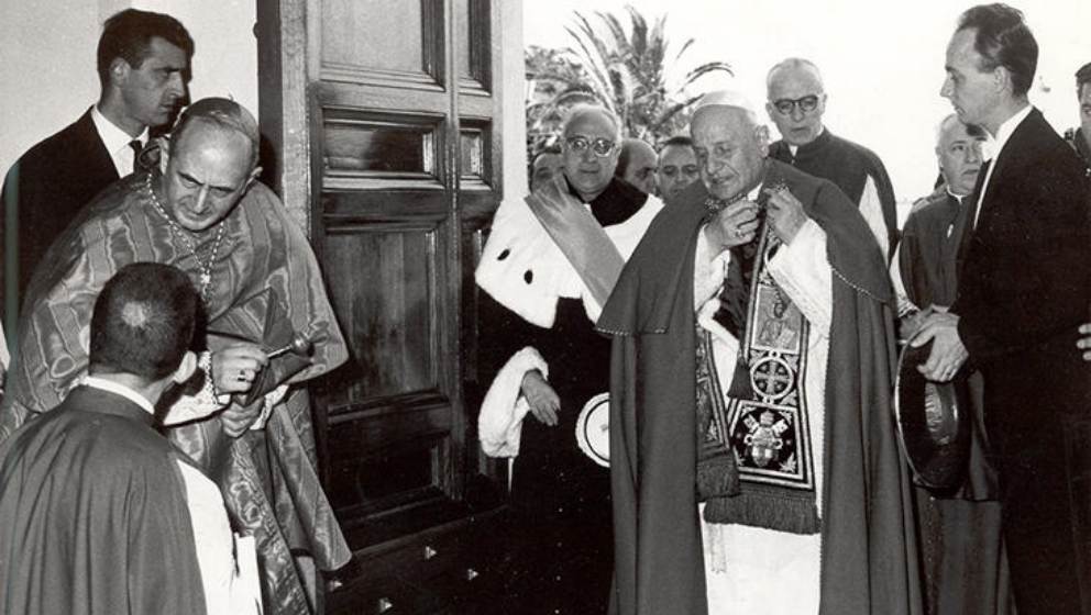 L'inaugurazione della Facoltà nel 1961 alla presenza di San Giovanni XXIII